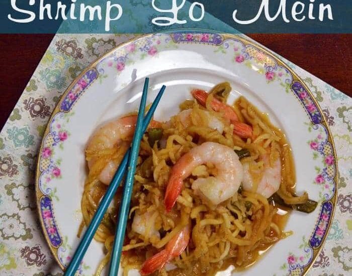 Parsnip Noodle Shrimp Lo Mein