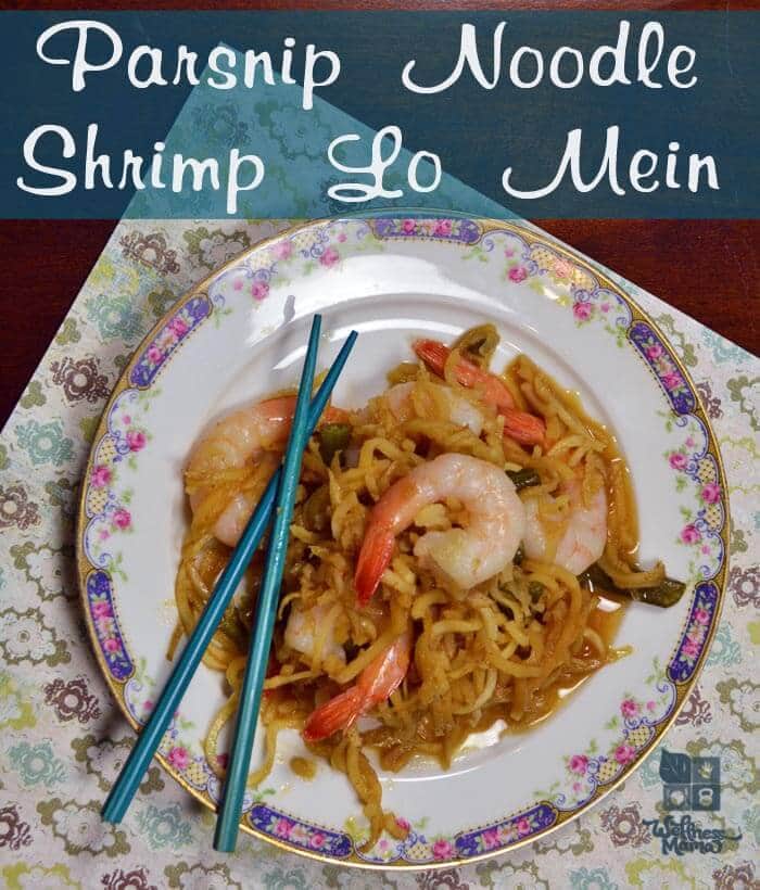Parsnip Noodle Shrimp Lo Mein