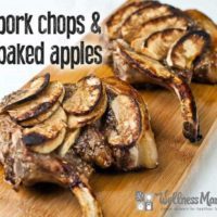 Pork Chops and baked apples recipe
