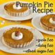 Pumpkin Pie Recipe - Grain free- Dairy Free-Sugar Free