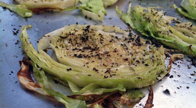 Roasted Cabbage Slices- delicious and healthy