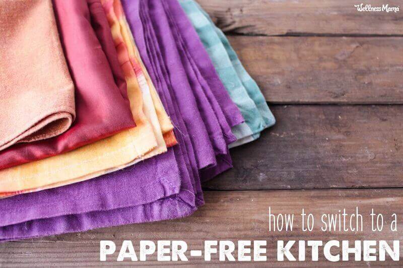 How to Replace Paper in the Kitchen With Cloth & Huck Towels