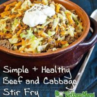 Simple and Healthy Beef and Cabbage Stir Fry Recipe - delicious and inexpensive