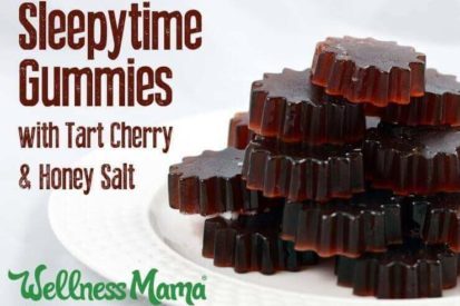 Sleepytime gummies with tart cherry and honey and salt for deeper sleep