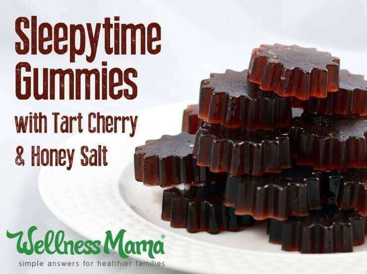 Sleepytime gummies with tart cherry and honey and salt for deeper sleep