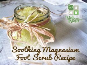 Soothing Magnesium Foot Scrub Recipe - so relaxing and leaves skin silky