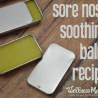 Sore Nose Soothing Balm Recipe