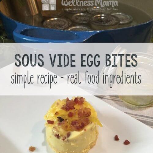 Sous Vide Egg Bites- made with real food ingredients at home