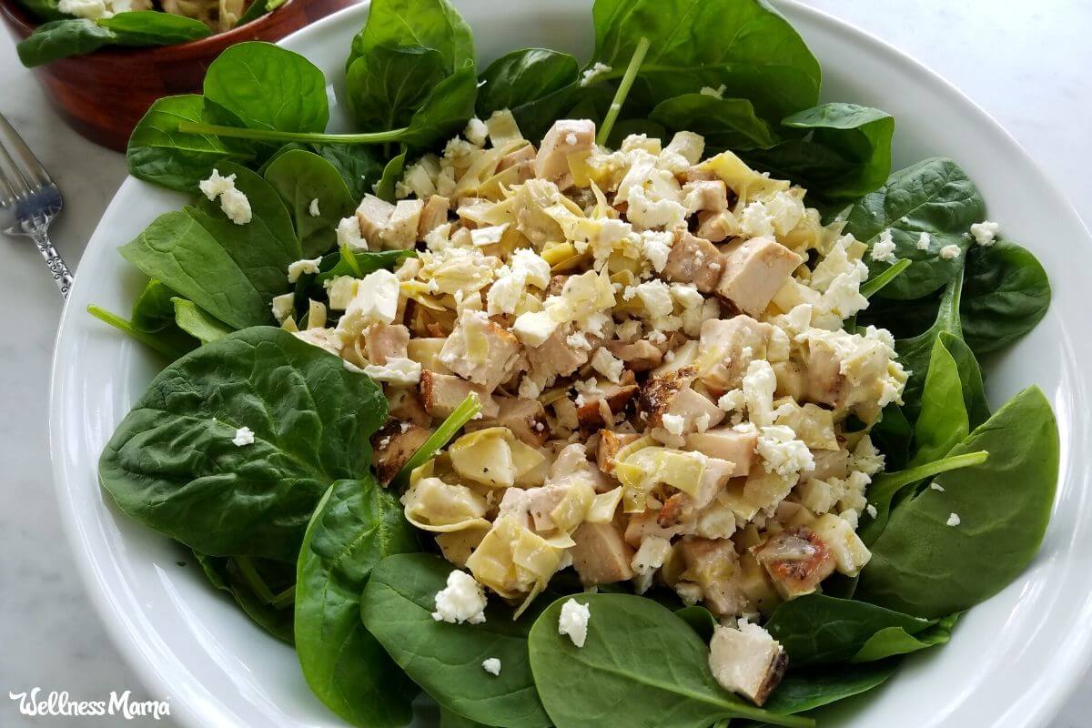 Spinach Artichoke Chicken Salad Recipe