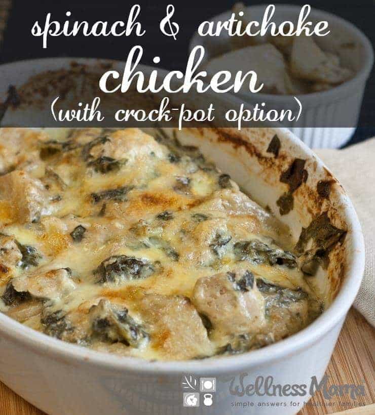 Slow Cooker Spinach Artichoke Chicken Recipe