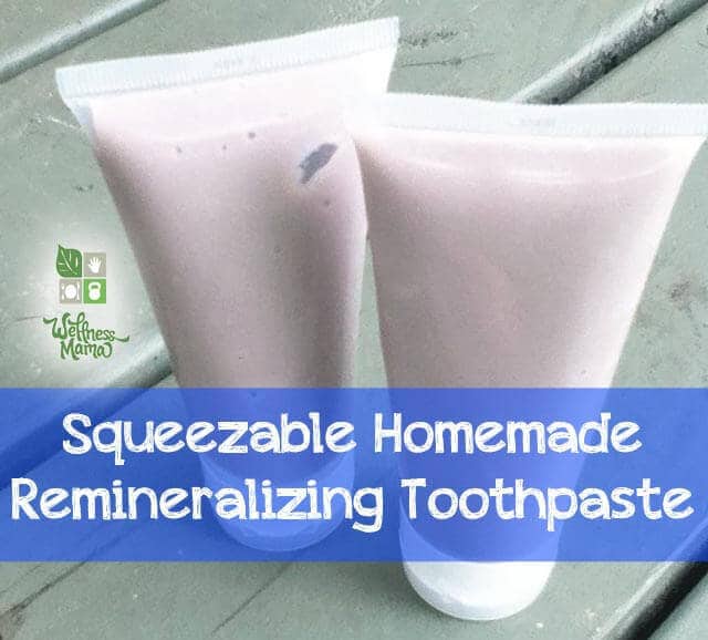 Squeezable Homemade Remineralizing Toothpate