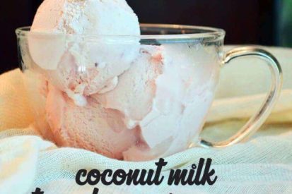 Strawberry Coconut Milk Ice Cream Recipe