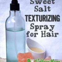 Sweet Salt Texturizing Spray for Hair - Simple Recipe