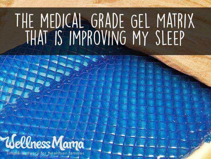 The medical grade gel matrix that is improving my sleep