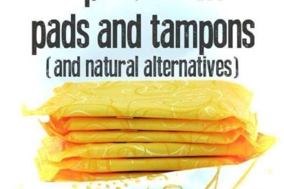 The problem with pads and tampons- and natural alternatives