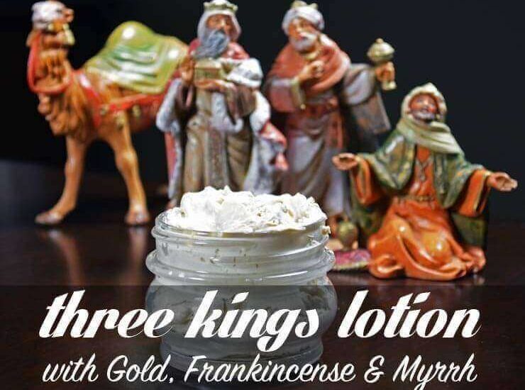 Three Kings Lotion with Gold Frankincense and Myrrh