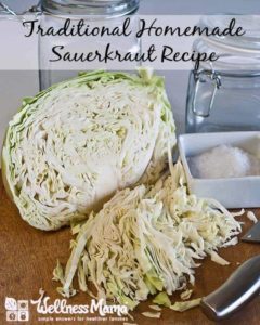 Traditional homemade sauerkraut recipe-packed with probiotics