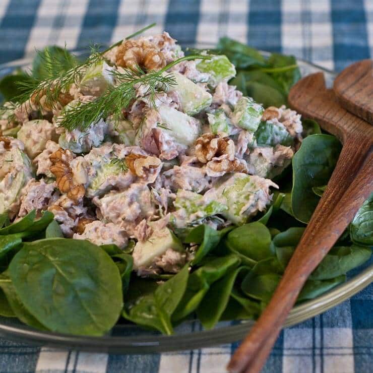 Tuna and Walnut Salad