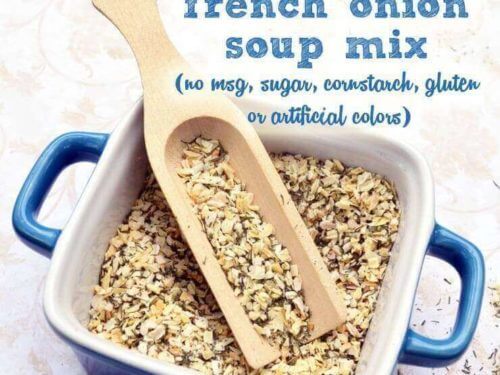 Gluten Free Onion Soup Mix Recipe- All the flavor without MSG!