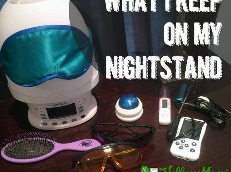 What I keep on my nightstand from Wellness Mama