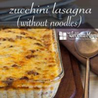 Zucchini Lasagna - gluten-free and grain-free