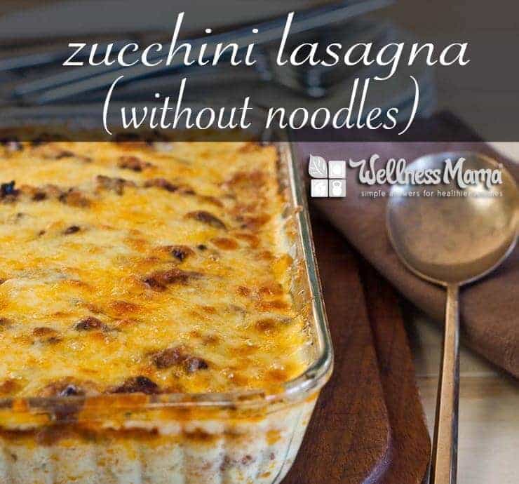 Zucchini Lasagna - gluten-free and grain-free