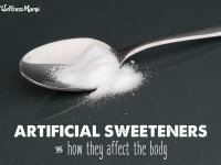 Artificial Sweeteners and How They Affect the Body