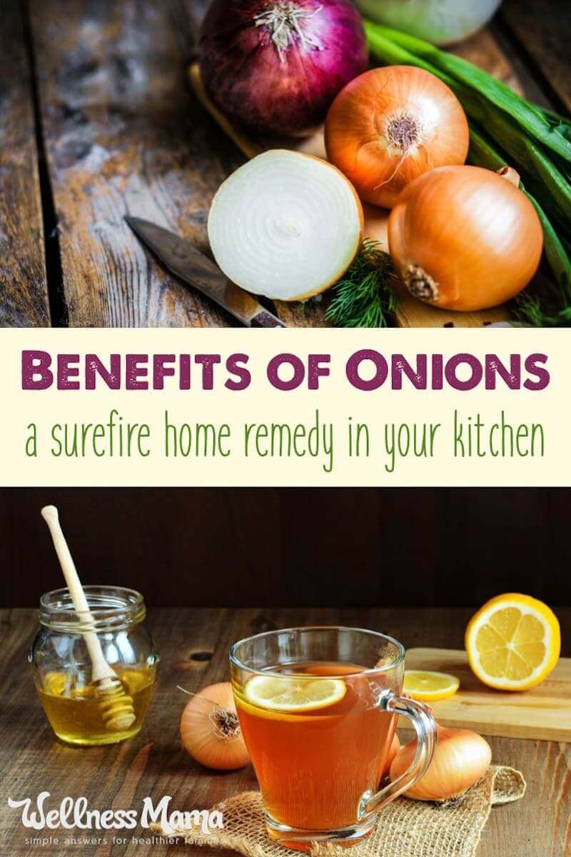 There are many benefits of onions- the amazingly versatile vegetable many of us always have on hand. Use in recipes, for illness, muscle soreness and more!