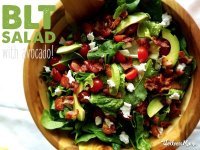 BLT salad with avocado
