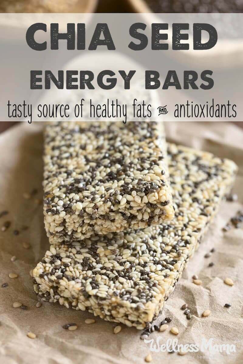 These homemade chia seed energy bars are simple to make and packed with nutrients! These natural food bars give you lasting energy!