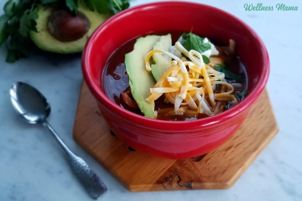 Instant Pot Chicken Taco Soup Recipe Wellness Mama