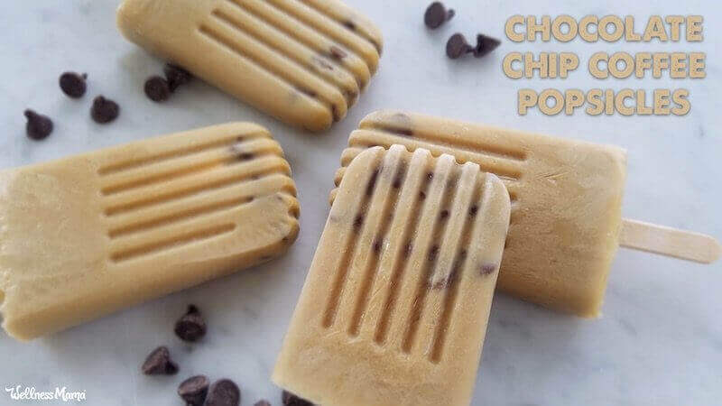 Chocolate Chip Coffee Popsicles