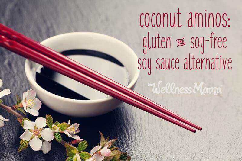 coconut aminos- gulten and soy free alternative to soy sauce