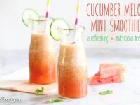 Cucumber Mint Melon Smoothie Recipe