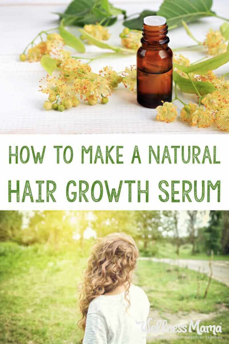 This natural hair growth serum combines herbs like nettle and horsetail with aloe vera gel and essential oils of lavender, rosemary and clary sage.