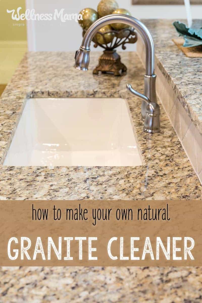 Natural granite cleaner