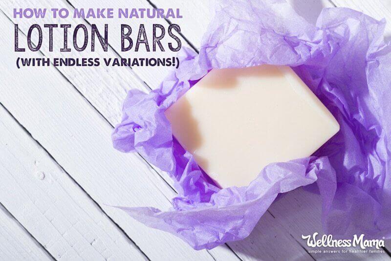 Easy recipe to make your own natural lotion bars