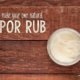DIY Natural Vapor Rub