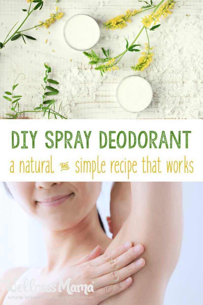 This simple homemade spray deodorant recipe uses magnesium oil and essential oils for an effective and nourishing deodorant without harmful chemicals.