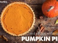 Grain free pumpkin pie recipe