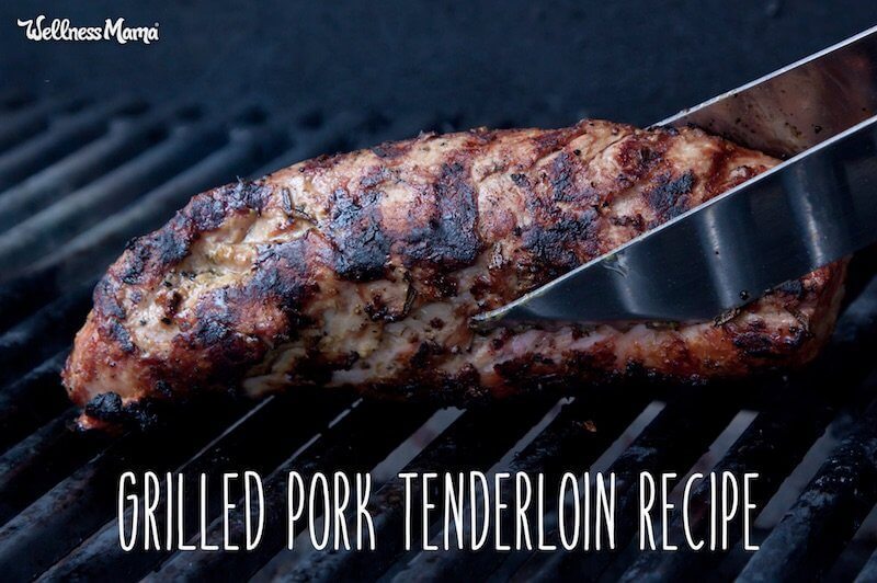 Grilled pork tenderloin