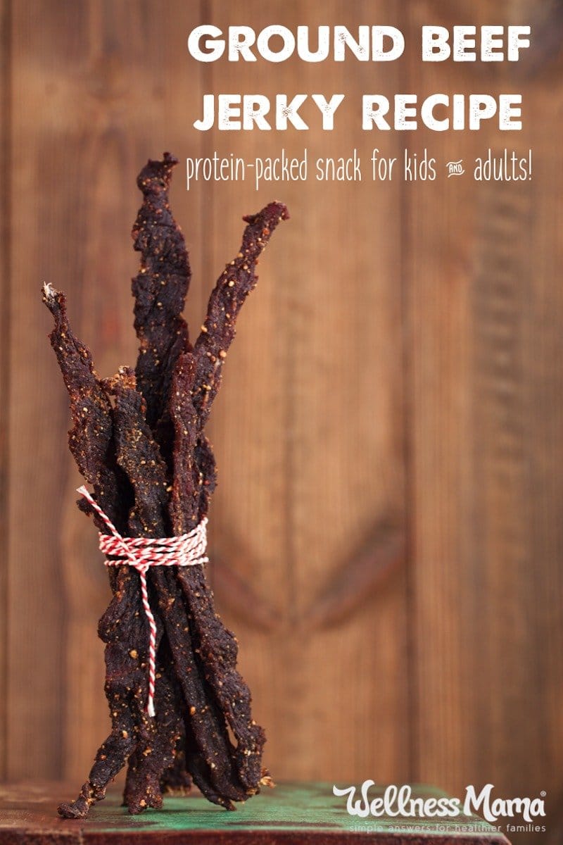 This ground beef jerky is easy to make and customize and is much cheaper to make than traditional jerky.