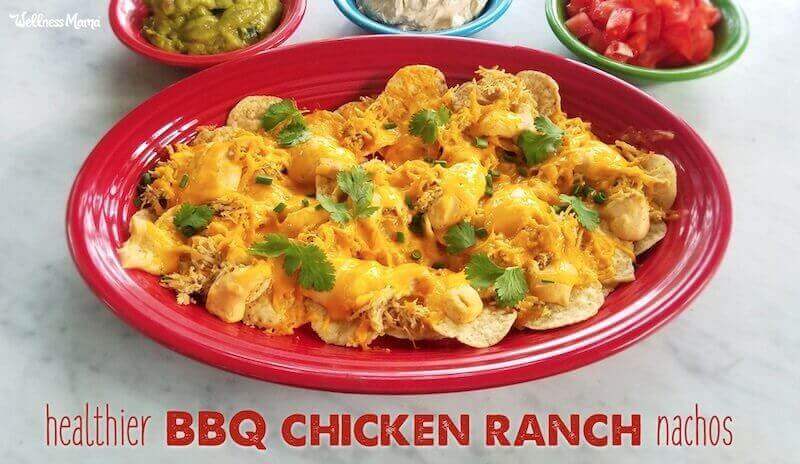 Healthier BBQ Chicken Ranch Nachos Recipe