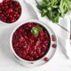 Homemade Cranberry Sauce is a healthy recipe that has hints of pineapple and citrus. It has no sugar and is optionally sweetened with honey.