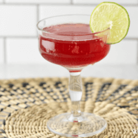 hibiscus lime mocktail