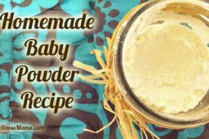 homemade all-natural baby powder recipe