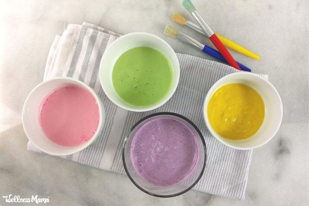 Homemade Natural Finger Paint Recipe Wellness Mama