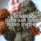 homemade herb and spice mixes