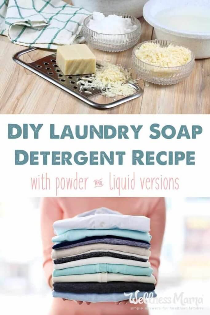 How to Make Laundry Soap (DIY Liquid or Powder Recipe) | Wellness Mama