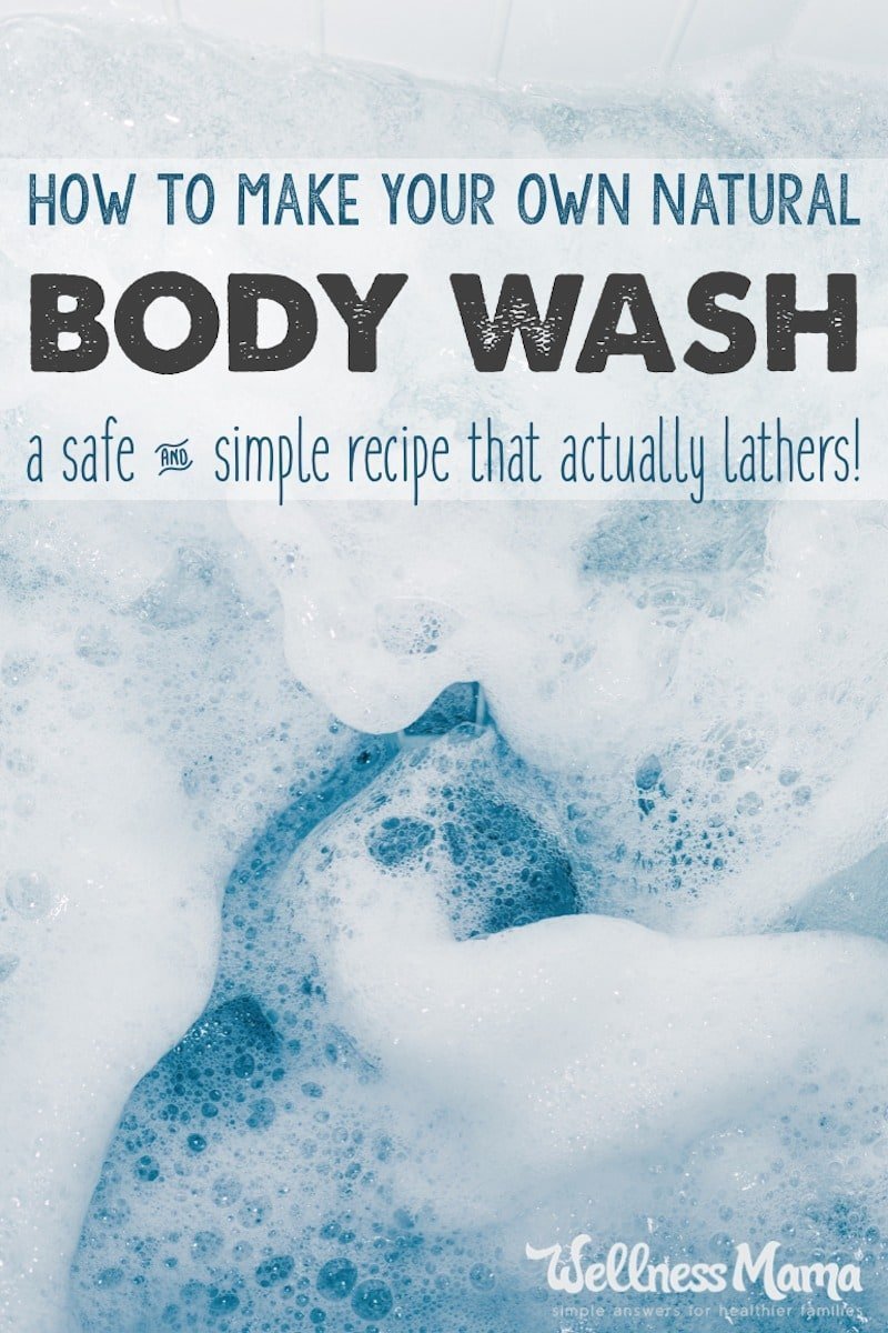 This homemade body wash combines natural ingredients like liquid castile soap, honey, oils and essential oils for a skin nourishing recipe that works.